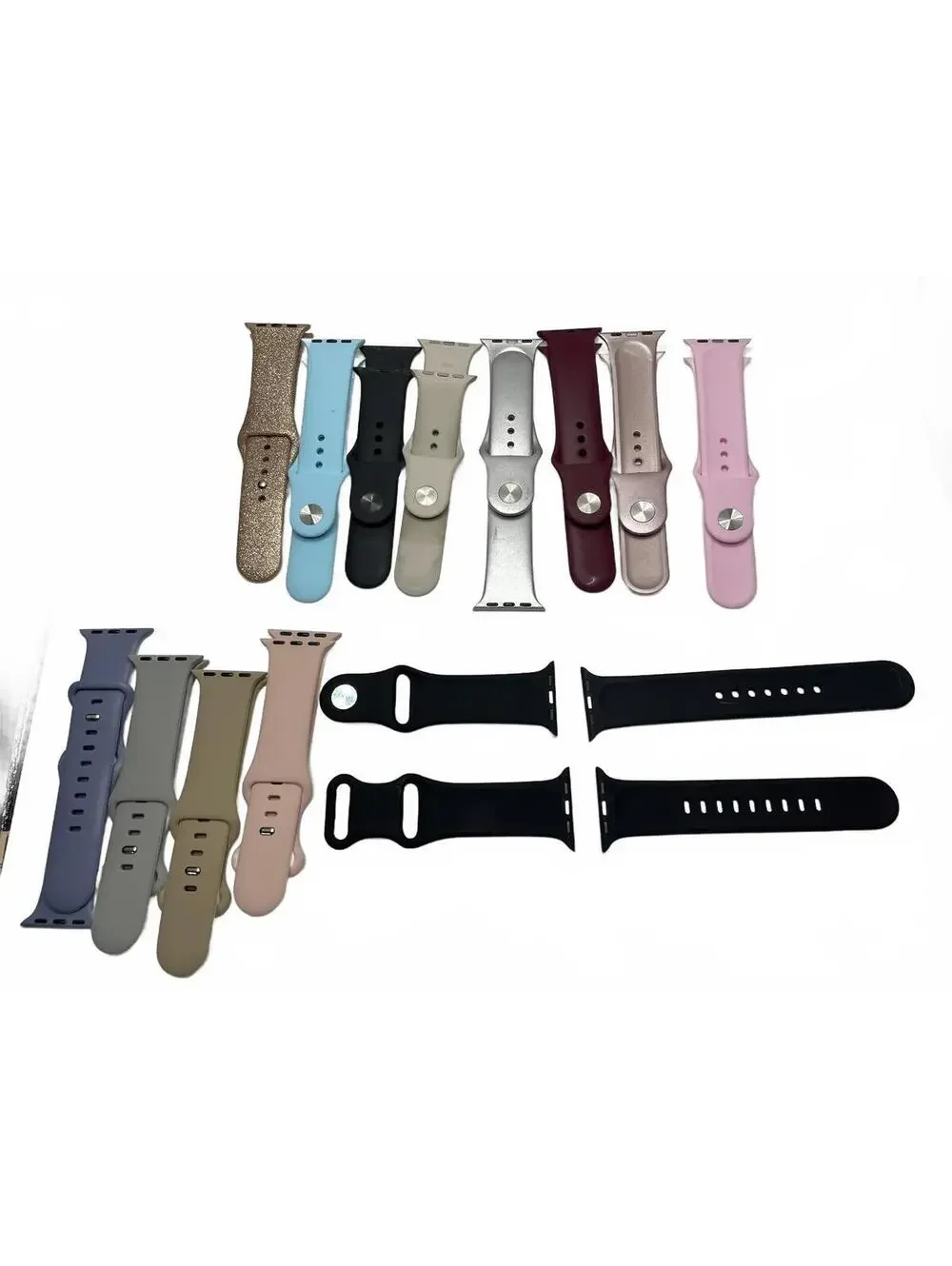 Apple Watch Silicone Replacement Watch Bands - Assorted Colors